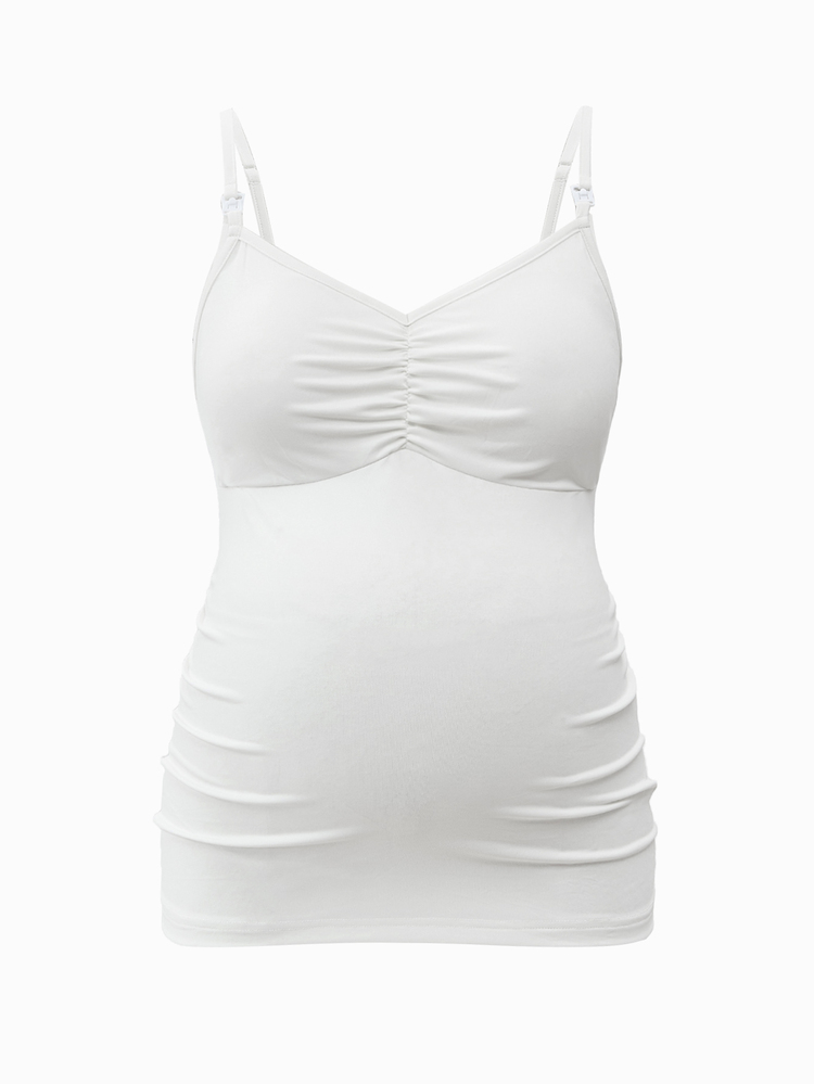 Modmama 3 件纯色孕妇哺乳背心，孕妇哺乳服 - 彩色 - 查看 7