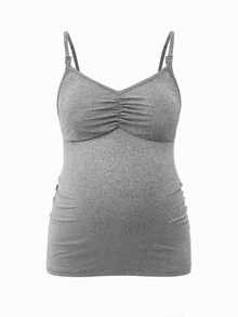 Modmama 3 件纯色孕妇哺乳背心，孕妇哺乳服 - 彩色 - 查看 12
