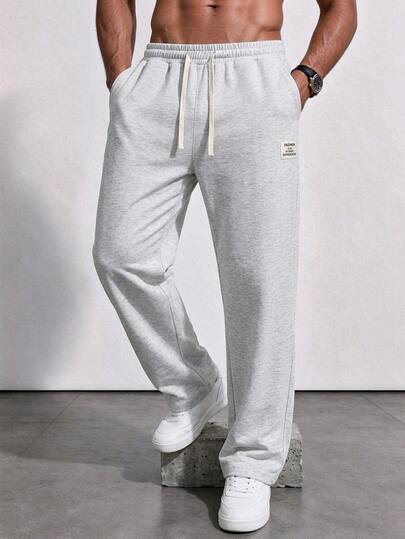 Manfinity Homme Men's Casual Drawstring Waist Pocket Cargo Pants For Daily Wear