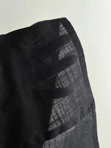 Elamini 女款秋冬拿破崙風「新中式」復古棉質夾克外套－黑色，立領，金屬鈕扣，收腰開襟設計 - 黑色 - 查看 10