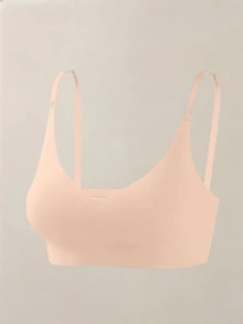 SHEIN 女款無縫V領可拆式墊片無鋼圈內衣 全罩杯/T恤舒適款 3件組 日常穿著 - 彩色 - 查看 8