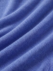 Nöista Knitwear Womenswear Button Cardigan With Contrast Neck And Hem And Cuffs. Perfect Knit Jacket For Country Outfits, Casual, Cute. Fall/Winter Outfit - Blue - View 12