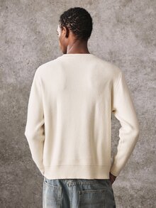 ROMWE MEN Street Life Men's Crew Neck Vintage Ski Sports Casual Knit Sweater - Multicolor - View 3