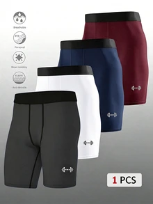 Gym Rark Leggings deportivos de hombre con cintura de bloques de color - Gris - Ver 1