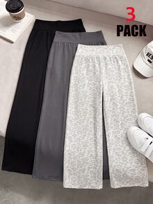 3PCS Tween Girls Pants Kids - Multicolor - View 4