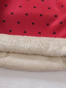 Elladie kids 女童 3件組 秋冬波點蝴蝶結與素色休閒抓絨T恤 - 彩色 - 查看 3