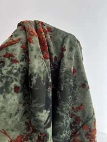 Elamini 植绒复古吊带背心百搭连衣裙，春夏 - 綠色 - 查看 5