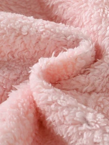 SHEIN 女童可愛印花保暖內裡加厚拉鍊開襟外套，秋冬款 - 彩色 - 查看 5