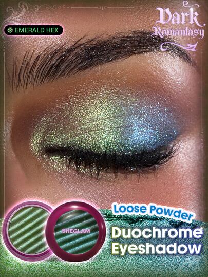 SHEGLAM Dark Romantasy Duochrome Eyeshadow-Emerald Hex Brand Beauty Cosmetic Makeup For Women And Girls