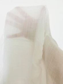 SHEIN Swim 跨境新款两件套：纯色抹胸上衣和长裤，优雅度假风女士泳装套装 - 白色 - 查看 6