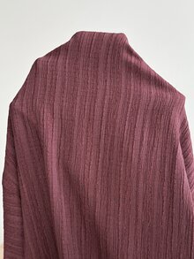 SHEIN فستان أنيق بأكمام طويلة وتصميم أزرار بلون موحد للحوامل لفصل الخريف - الأرجواني - مشاهدة 9