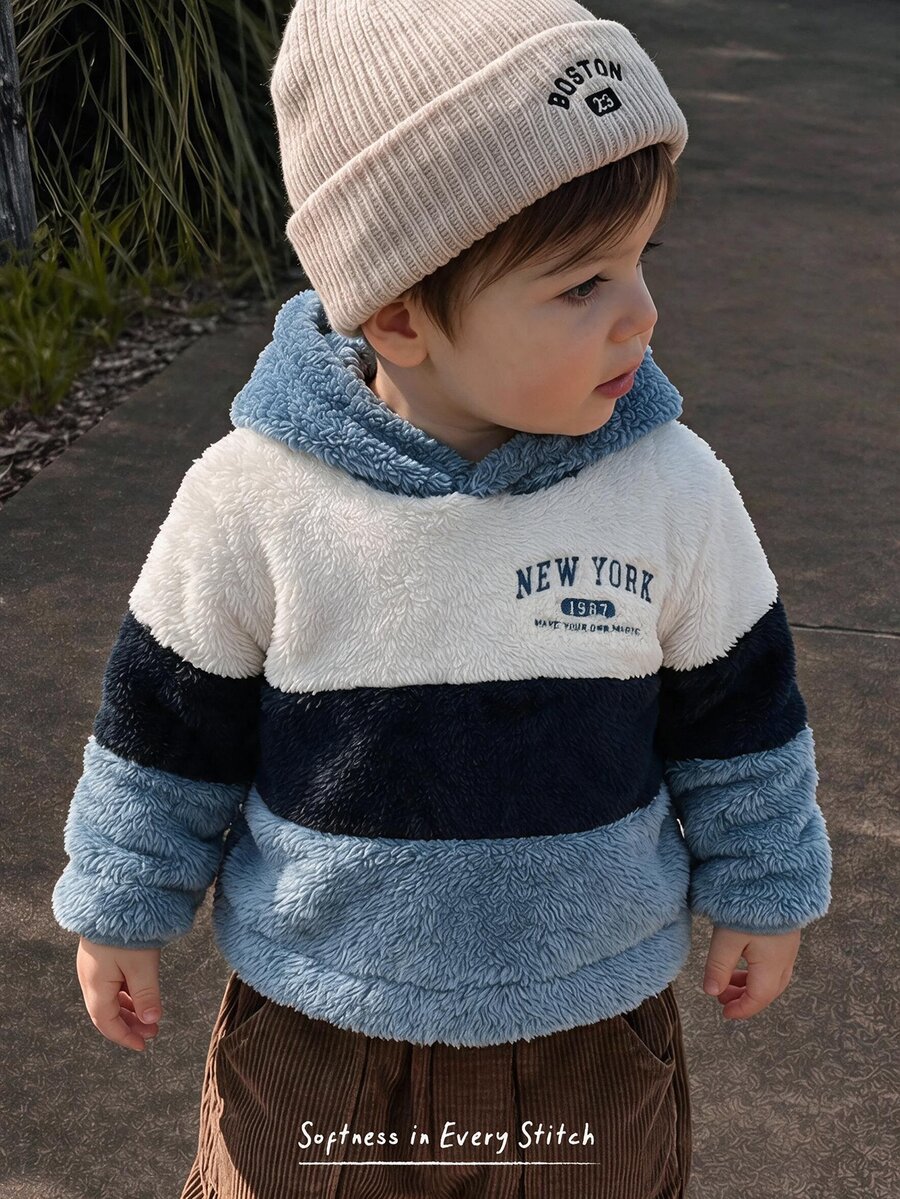 Cozy Pixies Baby Boys Autumn Sweatshirts - Blue - View 1