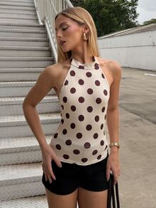 BiaLiraa Áo croptop nữ kiểu dáng thường ngày, hở lưng, ôm sát, thích hợp cho mùa hè. - Nhiều màu - Xem 1