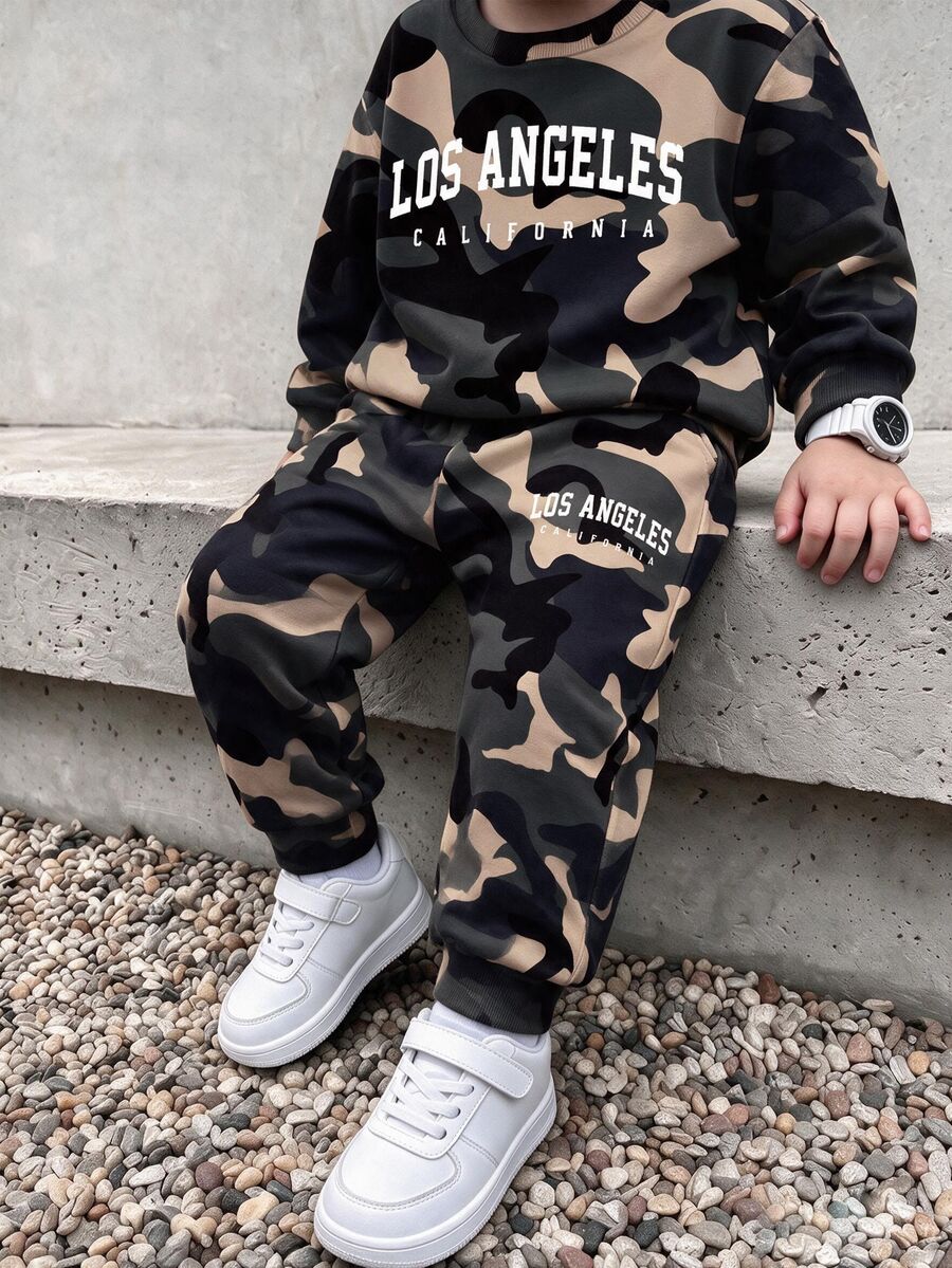 Setelan Hoodie & Sweatshirt untuk Anak Laki-Laki - MultiWarna - View 1