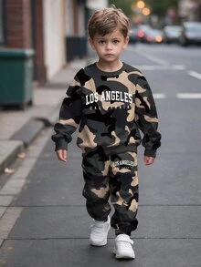 Setelan Hoodie & Sweatshirt untuk Anak Laki-Laki - MultiWarna - View 5