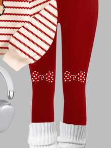 Bộ áo nỉ cổ tròn dáng rộng mềm mại lót nỉ và quần legging phong cách thường ngày cho bé gái tuổi teen, mẫu mới phù hợp mặc hàng ngày, đi chơi, lễ hội mùa Thu/Đông - Nhiều màu - Xem 6