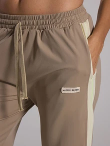 Musera Sport Mid Rise Straight Leg Jogger Bottom For Sport Active Workout, Padel, Tennis, Pickleball Gym Fitness Daily Casual - Brown - View 6