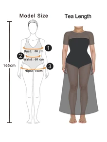 Elegantrix Plus Size Black Plus Size Shirt Dress With Sheer Lace Maxi Skirt, Elegant Long Sleeve Layered Outfit For Daily Fall/Winter - Black - View 8
