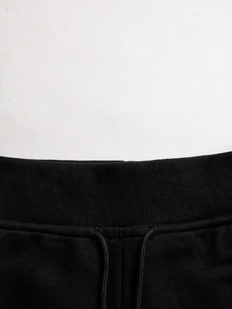 SHEIN Tween Girl Tween Girl Drawstring Waist Casual Versatile Daily Wear Long Pants - Black - View 6