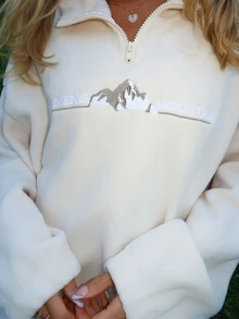 Sydney Algeri Women Sweatshirts - Krem - View 6