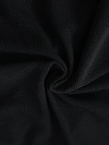 Muvela Women's Lace Patchwork Casual Daily Skirt - Black - View 5