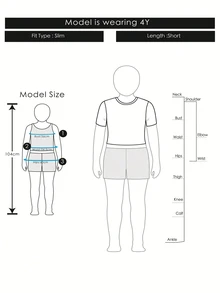 SHEIN 3 st T-shirts för unga flickor - Multifärgad - Visa 7