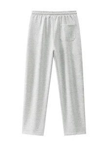 Manfinity Homme New Autumn/Winter Style Grey Knitted Pants, Suitable For Outings, Formal Dinners, Parties And Various Occasions. - Light Grey - View 2