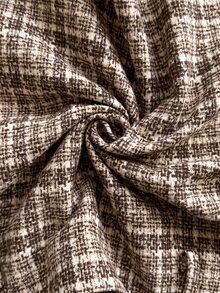 SHEIN CURVE+ Plus Size Women's Plaid Casual Versatile Mini Skirt - Multicolor - View 9