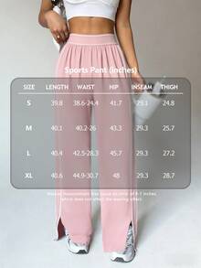 Dewbera Dewbera Women's Loose Fit Straight Leg Sweatpants With Pockets,Contrast Stripe High Waist Elastic Drawstring Wide Leg Pants For Casual,Yoga,Gym & Sports - Pink - View 5