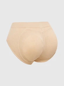 Wedaily 2 Packs Seamless Mid-Waisted Butt Lift Padded Brief Shapewear Panty Body Shaper-Tummy Waist Control - Multicolor - View 13
