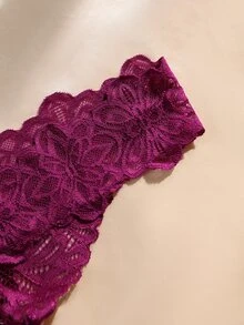 Charlaine 5pcs/Set Women's Lace Patchwork Thong Panties - Multicolor - View 3