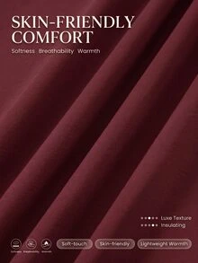 Fluxe Women's Solid Color Minimalist Long Sleeve Sports T-Shirt Yoga - Burgundy - View 5