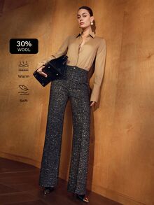 MOTF PREMIUM WOMEN'S CASUAL VERSATILE DAILY WEAR LONG PANTS - Black - View 2