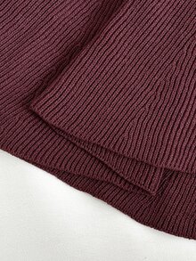 LUMIGAL 秋季新款中式風格聖誕氛圍 精緻優雅復古極簡高級感鏤空圓領長袖荷葉邊下擺口袋翻蓋 - 咖啡棕 - 查看 6