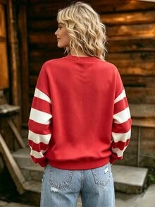 Selamara Hot-Selling New Versatile Christmas Women's Loose Long Sleeve Sweatshirt - Multicolor - View 2