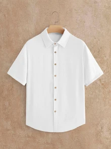 HIMLAND 男士短袖 Polo 衫 3 件組休閒上衣，黑、白、米色，紋理快乾透氣夏季男裝，百搭度假風 - 彩色 - 查看 10