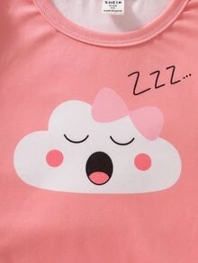 4件組少女睡衣 - 彩色 - 查看 8
