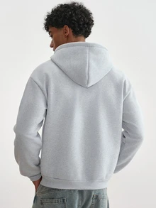 TOKVUE Men's INS Hot-Selling Star Foam Sweatshirt, Boyfriend/Husband Gift, Party & Travel - Light Grey - View 4