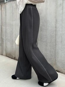 FRIFUL Women's Casual Versatile Long Pants, Autumn/Winter - Grey - View 6
