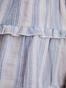 Firerie Kids Firerie Kids 少女夏季细肩带条纹荷叶边下摆连衣裙 - 彩色 - 查看 7