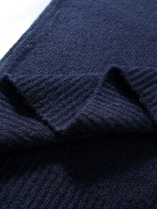 Manfinity CasualKnits 含羊毛男士復古時尚單排扣針織開襟衫 節慶男孩款 秋冬日常新款 毛衣開襟衫 - 綠色 - 查看 4