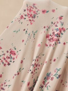 Boho Mama Maternity Floral Print Pocket Suspender Jumpsuit - Multicolor - View 8