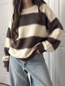 DAZY Women's Solid Color Casual Versatile Daily Wear Long Sleeve Sweater - Multicolor - View 6