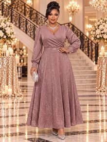 Fleurora Spring And Summer Autumn And Winter Fall Wedding Formal Dusty Rose Romantic Elegant Christmas - Coral Pink - View 2