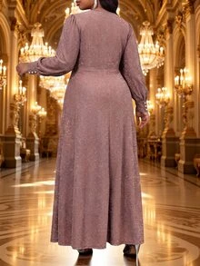 Fleurora Spring And Summer Autumn And Winter Fall Wedding Formal Dusty Rose Romantic Elegant Christmas - Coral Pink - View 3