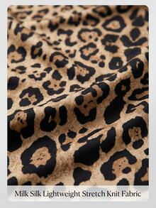 SHEIN Women Summer Fashionable Leopard Print Bodycon Skirt Fall Cloth For Women - Multicolor - View 6