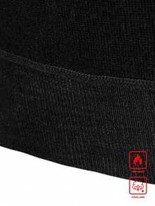 Manfinity CasualKnits 男士拼色休閒百搭日常穿著長袖針織衫 - 黑色 - 查看 4