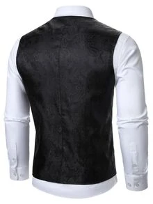 Manfinity AFTRDRK Banquet Business Essential Men's Suit Vest - Black - View 2