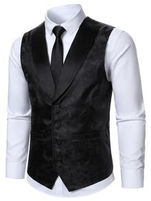 Manfinity AFTRDRK Banquet Business Essential Men's Suit Vest - Black - View 3