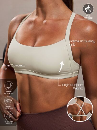 Solea Cove Solea Cove 2026 New High Elasticity Professional Fitness Comfortable Skin-Friendly Women's Sports Bra